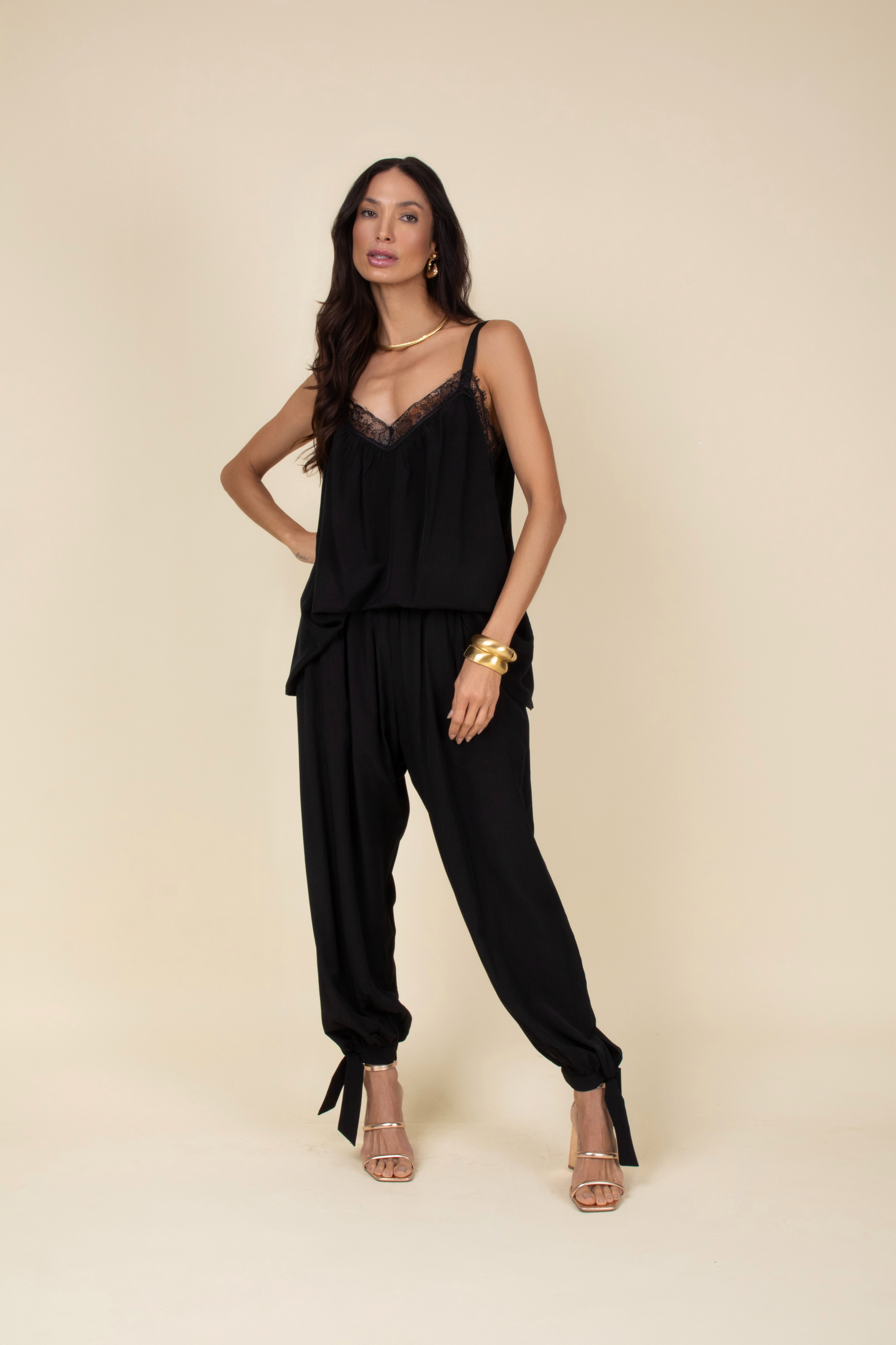 Calça aladim em viscose