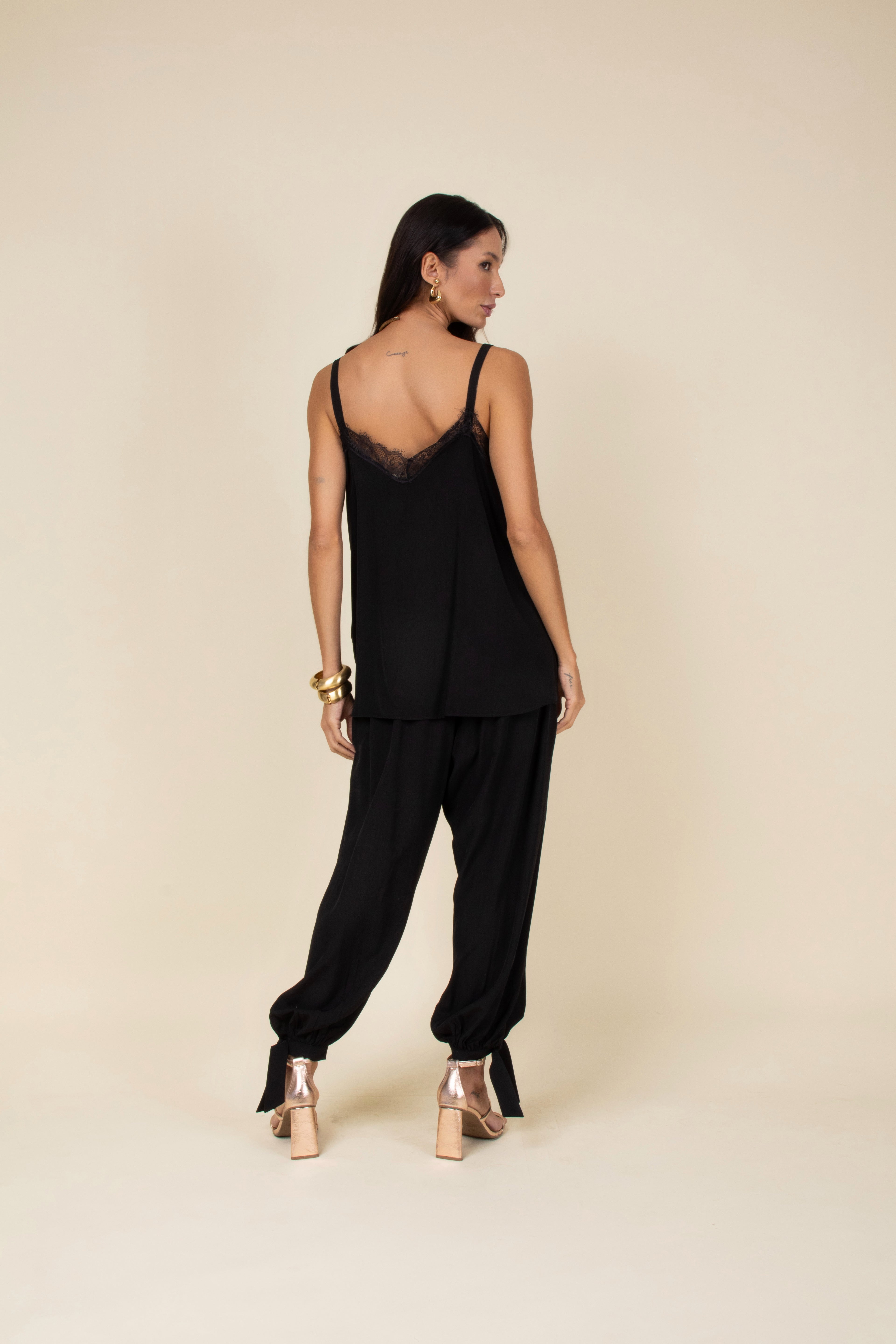 Calça aladim em viscose