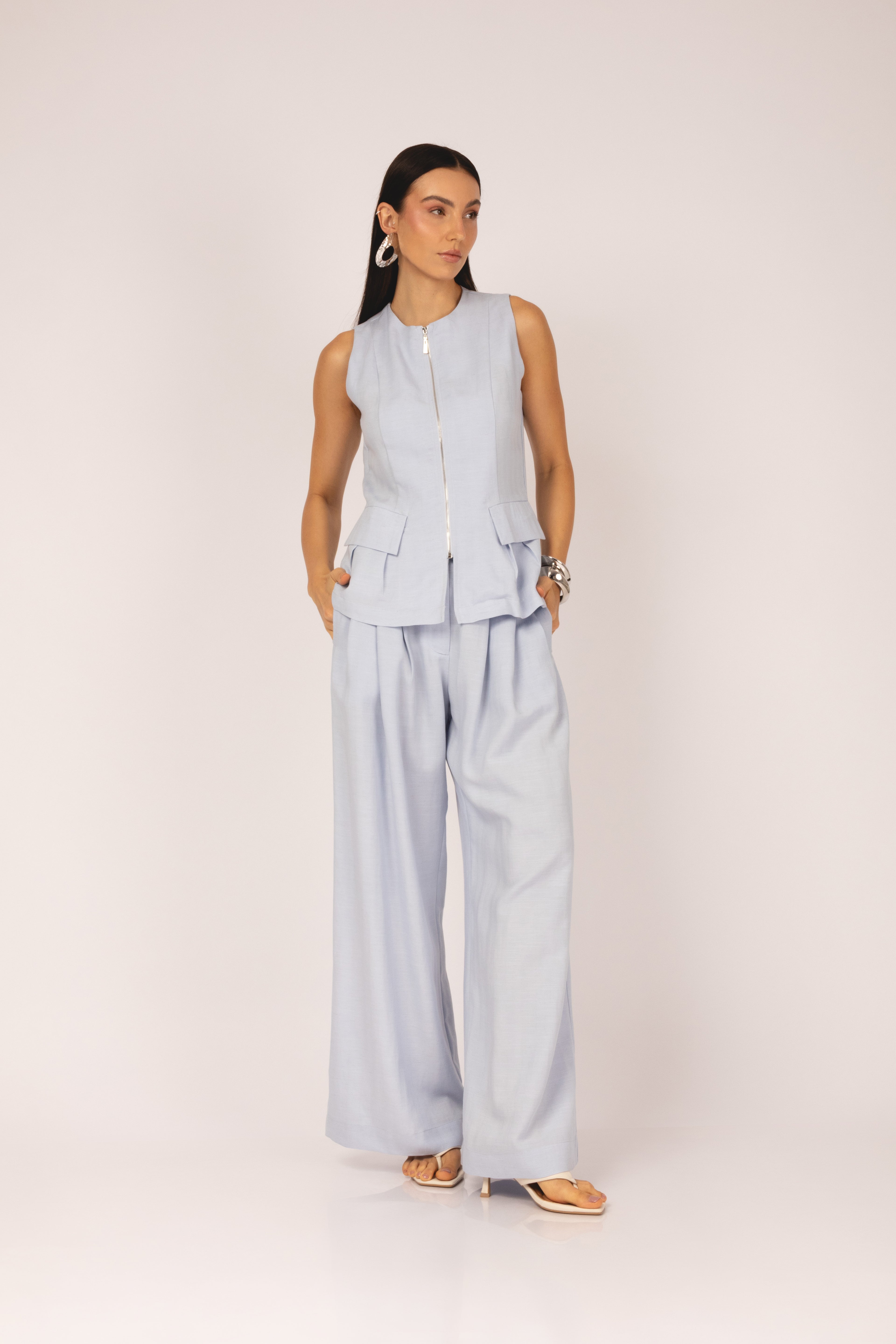 Conjunto Alfaiataria com colete