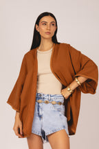 Kimono com detalhe trançado