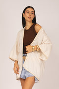 Kimono com detalhe trançado
