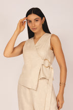 Conjunto transpassado com argola