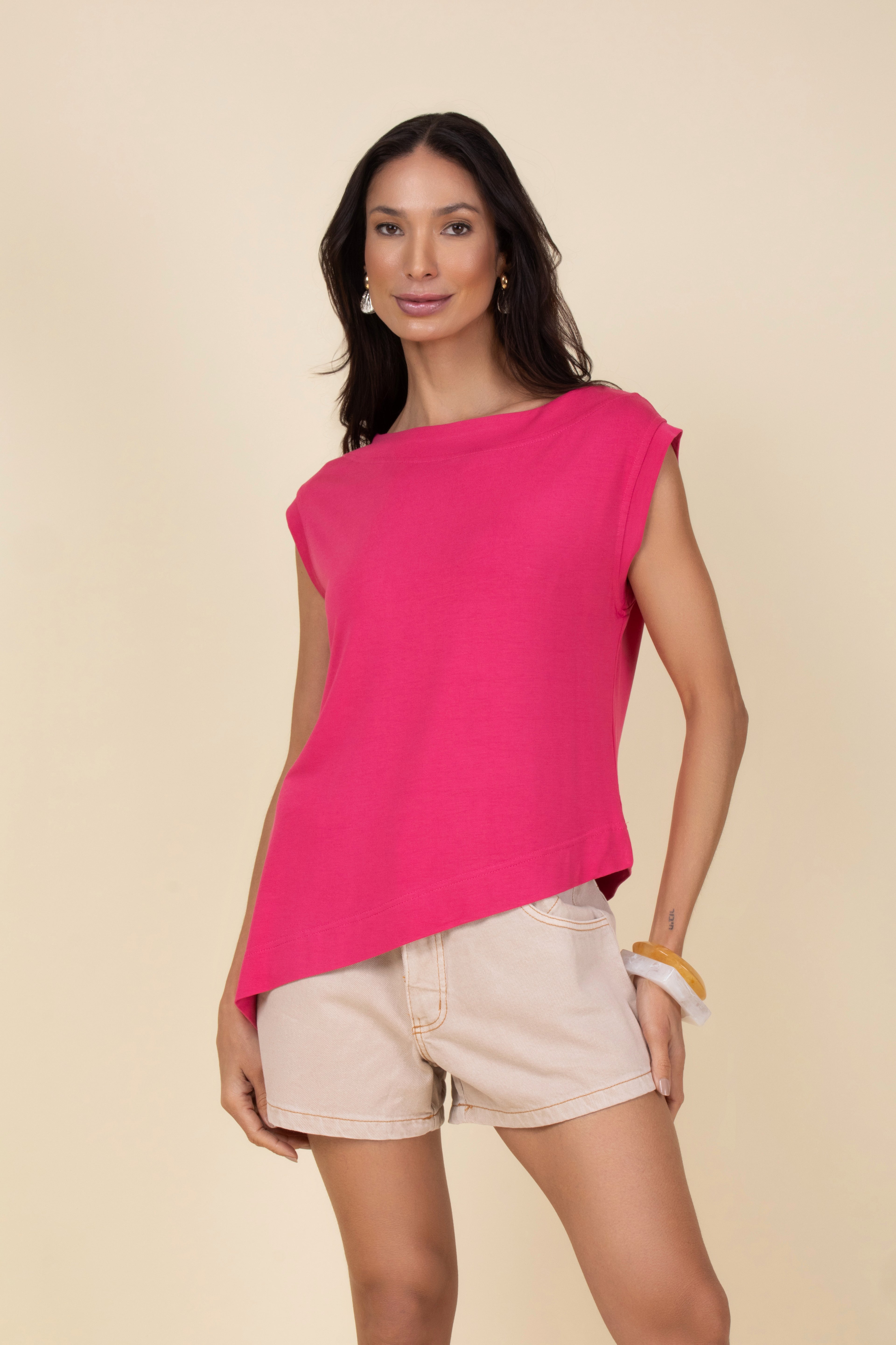 Regata assimétrica de malha