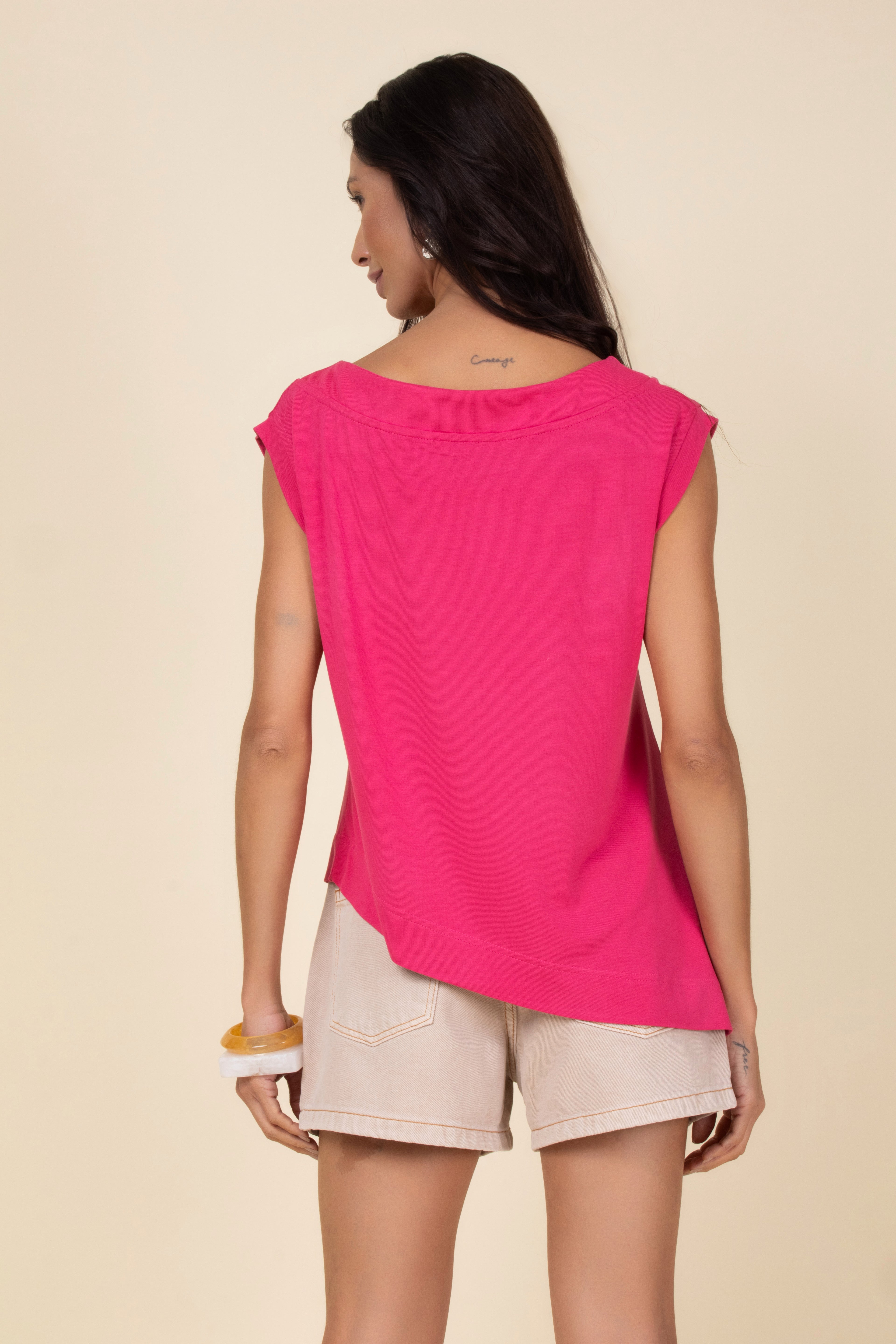 Regata assimétrica de malha