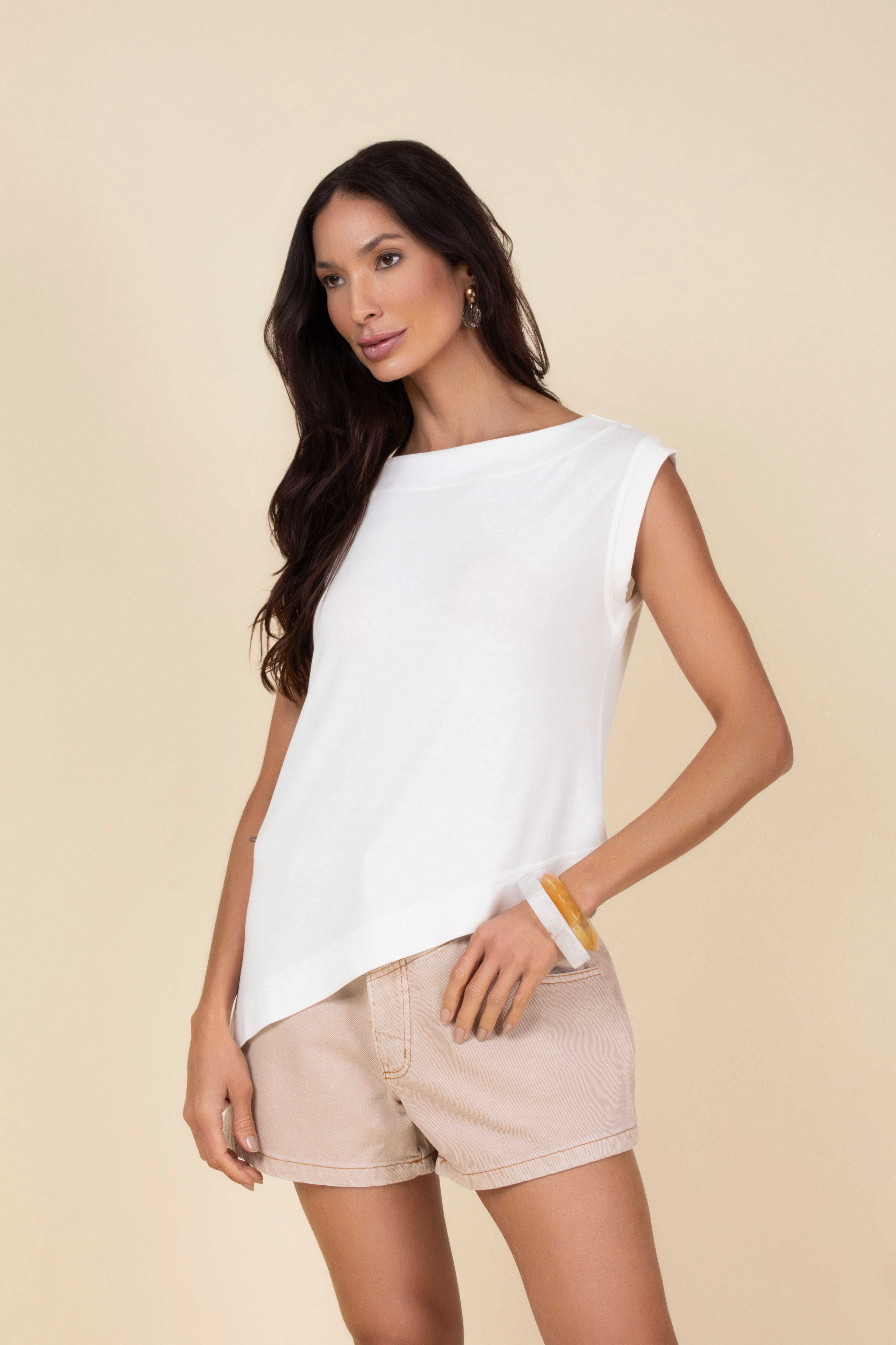 Regata assimétrica de malha