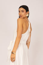 Vestido longo fluído
