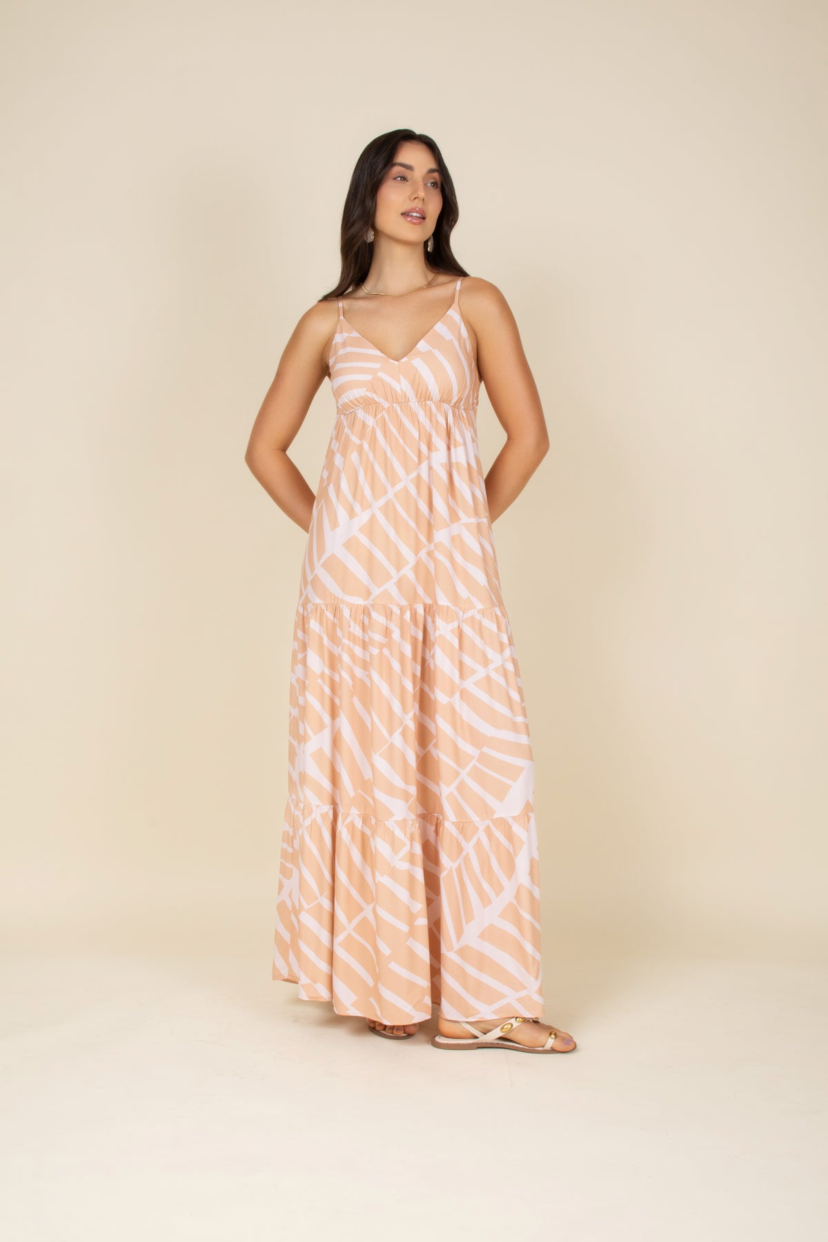 Vestido longo três marias