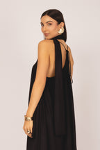 Vestido longo fluído