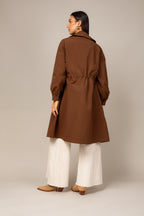 Trench coat alongado