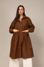 Trench coat alongado