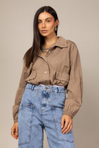 Jaqueta cropped
