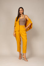 Calça alfaiataria cintura alta
