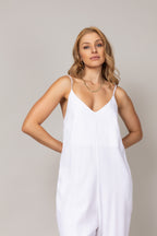 Macacão de alças finas