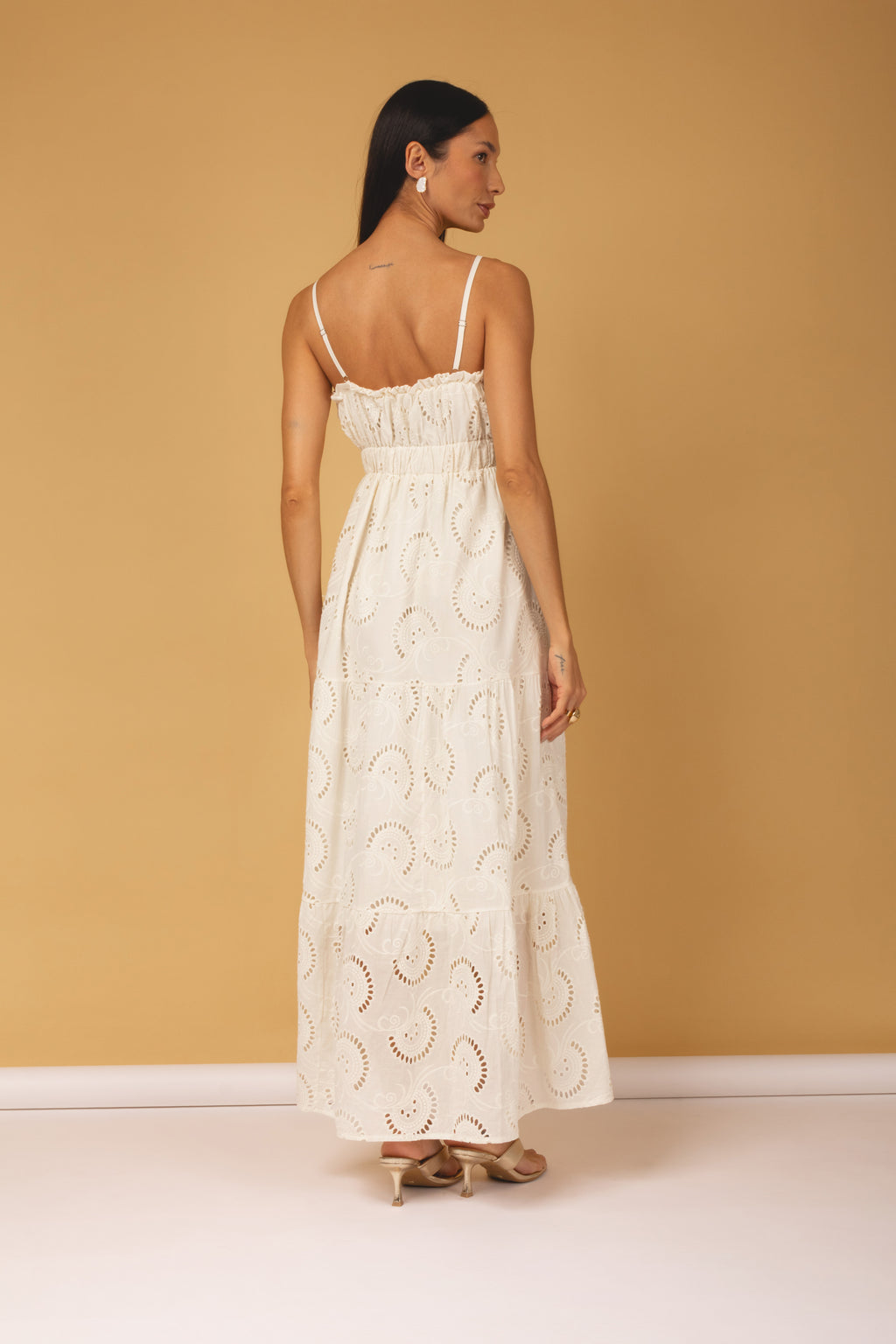 Vestido laise de alça