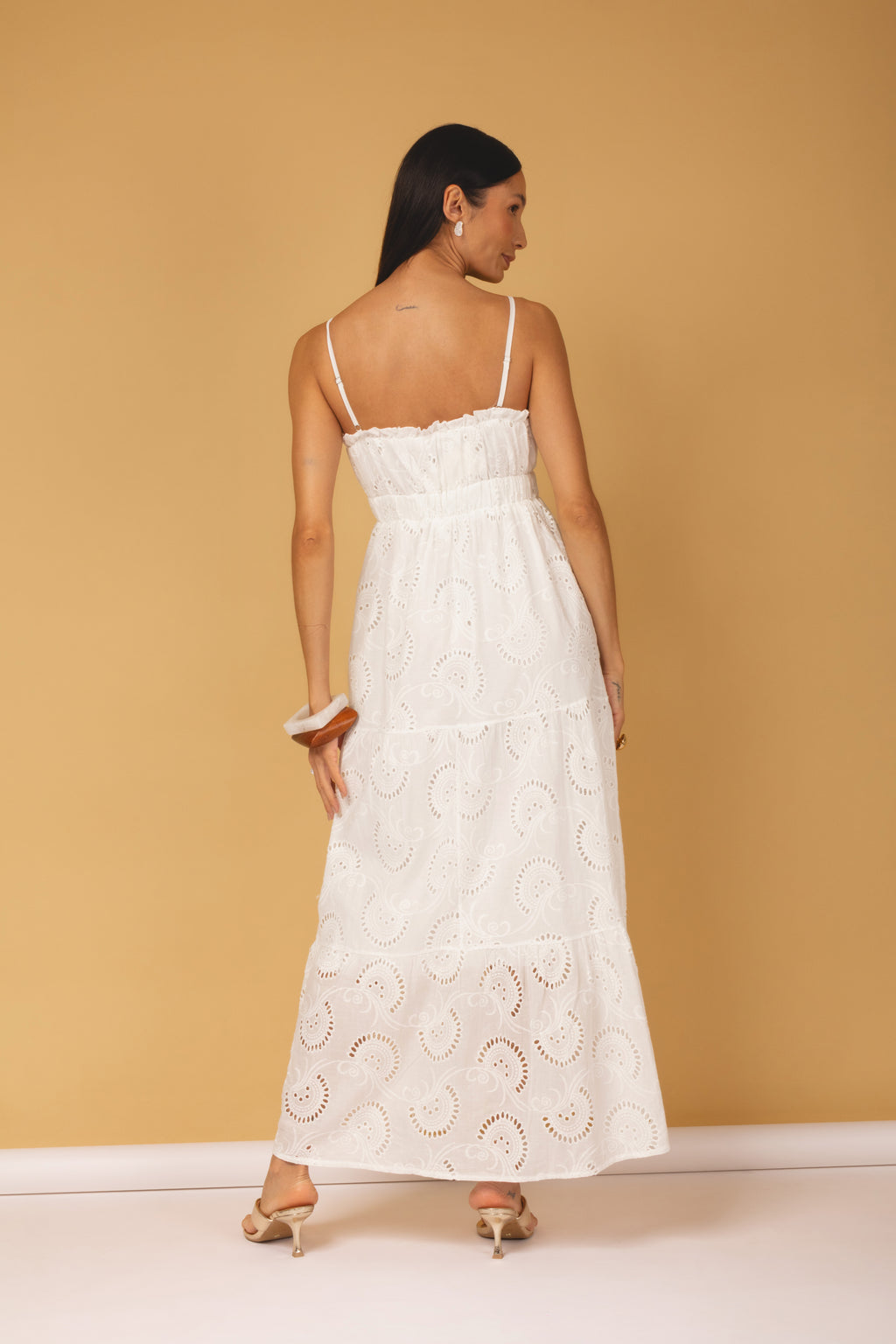 Vestido laise de alça