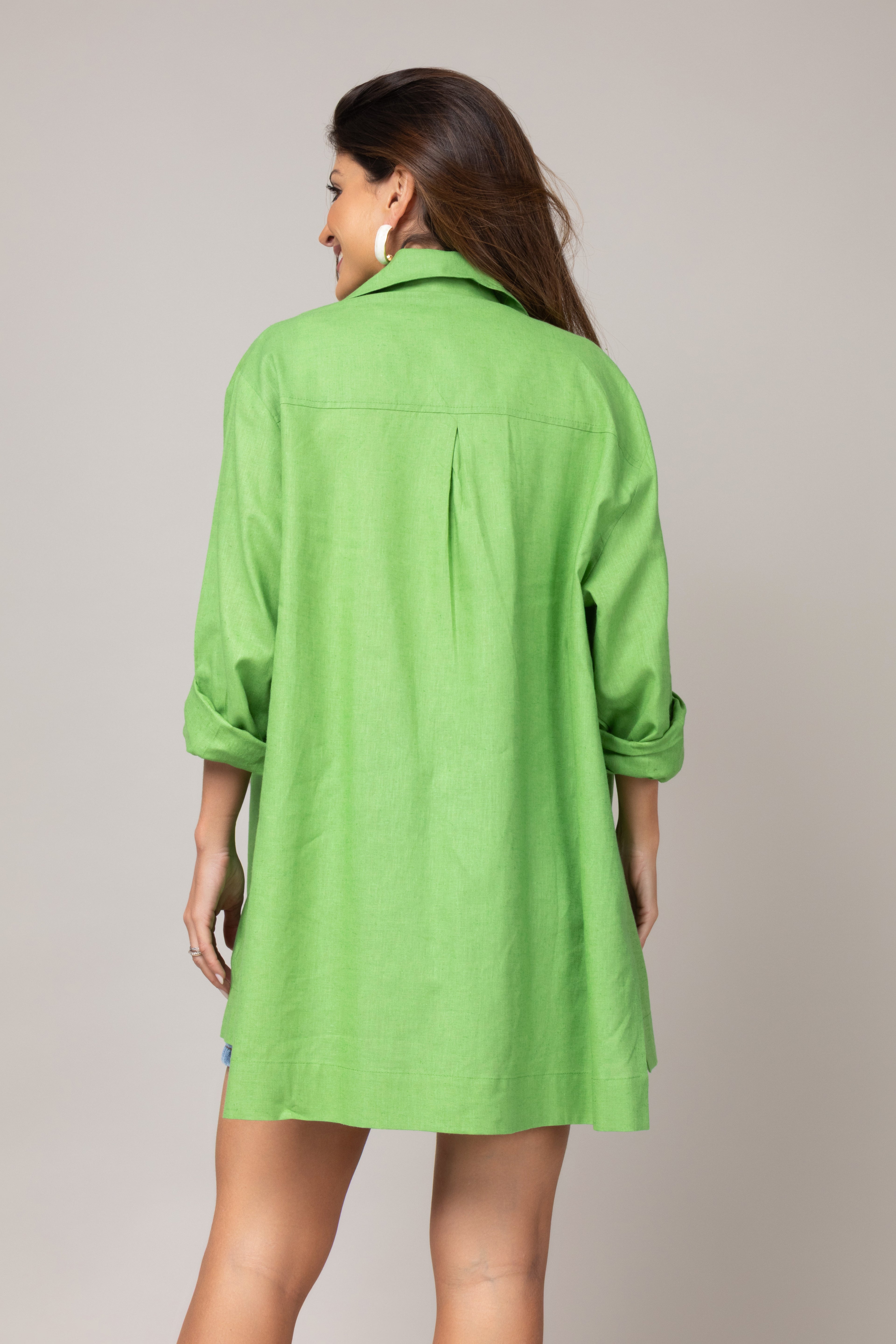 Camiseta social em linho