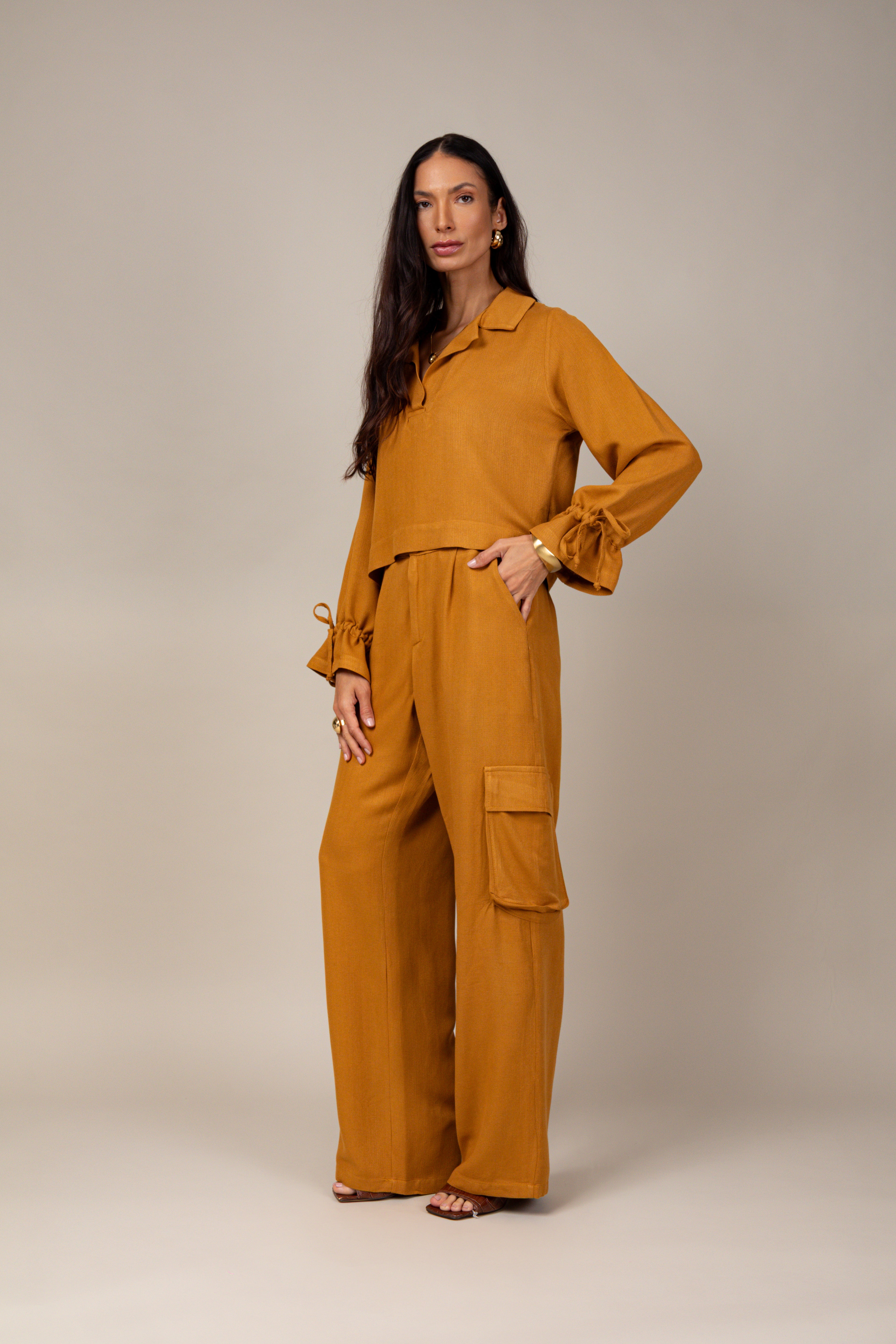 Conjunto alfaiataria descontraído