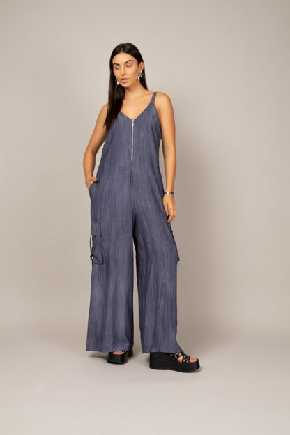 Macacão pantalona estonado