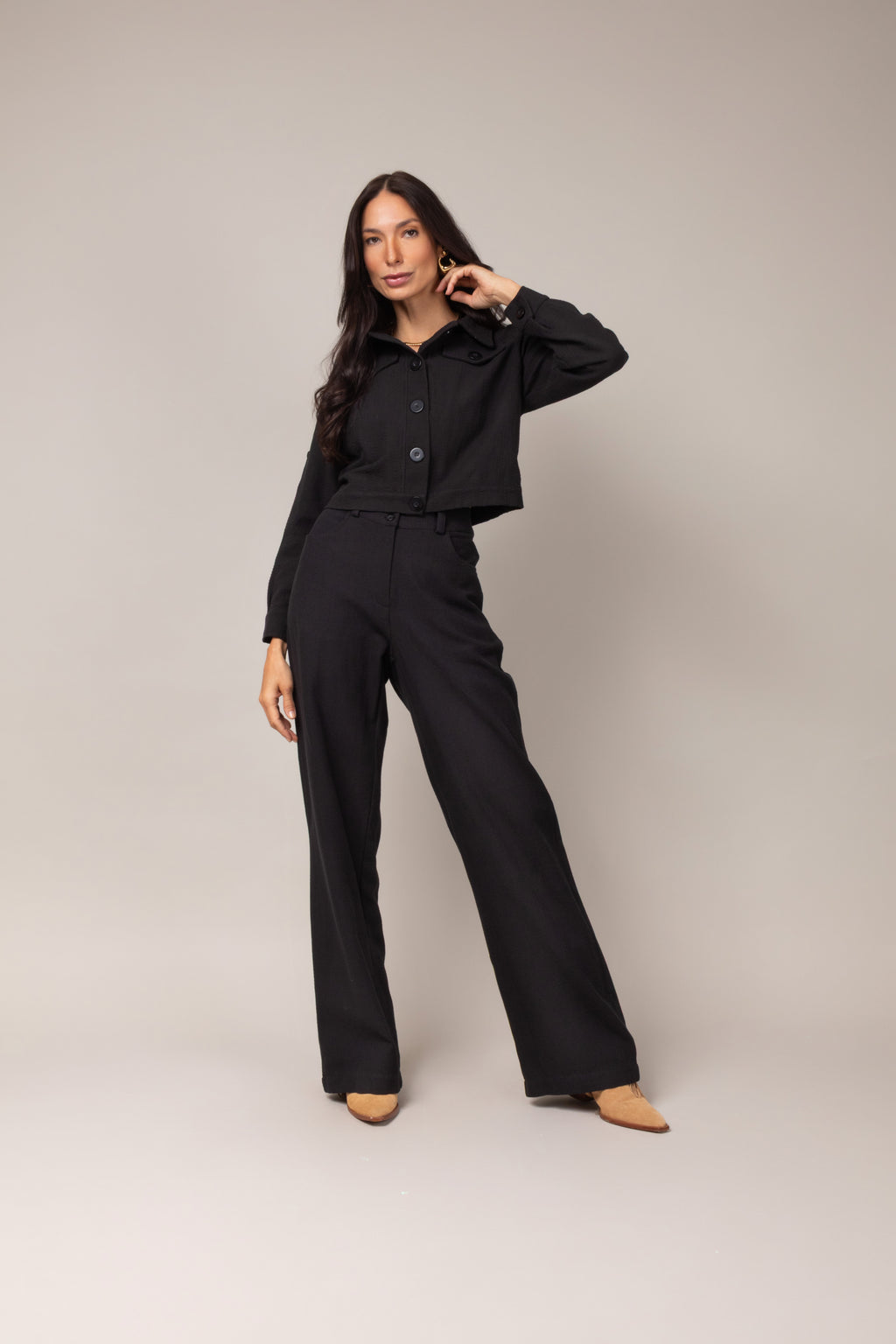 Conjunto de alfaiataria casual