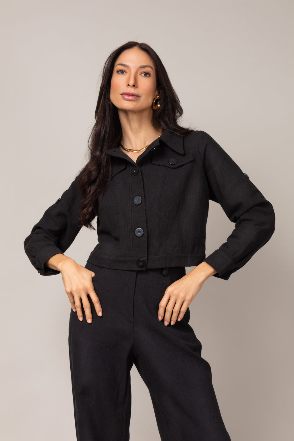 Conjunto de alfaiataria casual