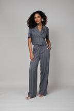 Conjunto alfaiataria risca de giz