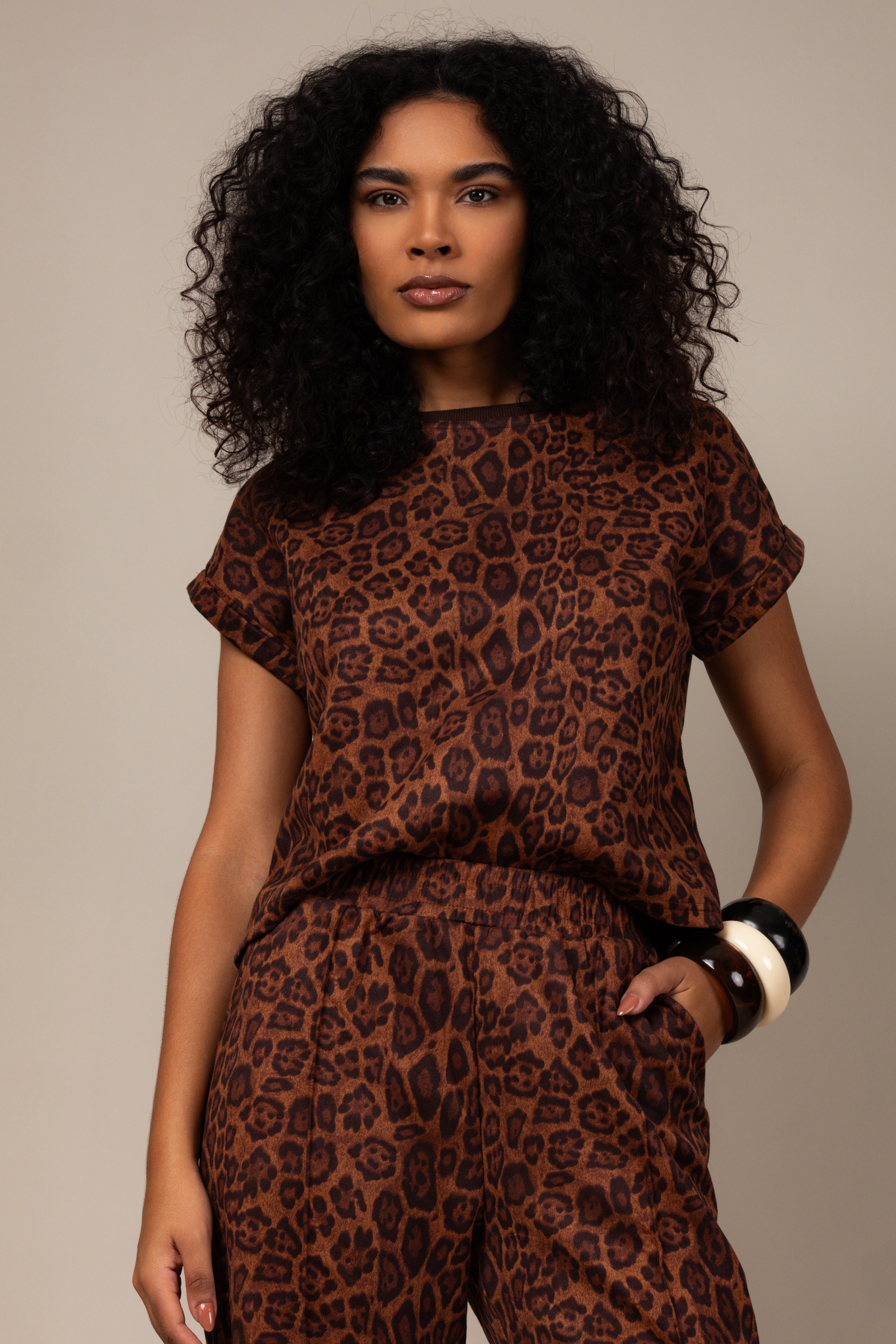 Conjunto animal print neoprene