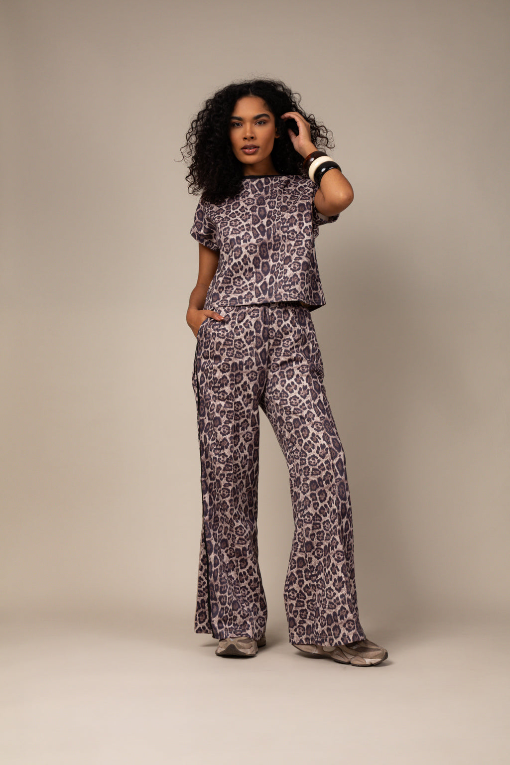 Conjunto animal print neoprene