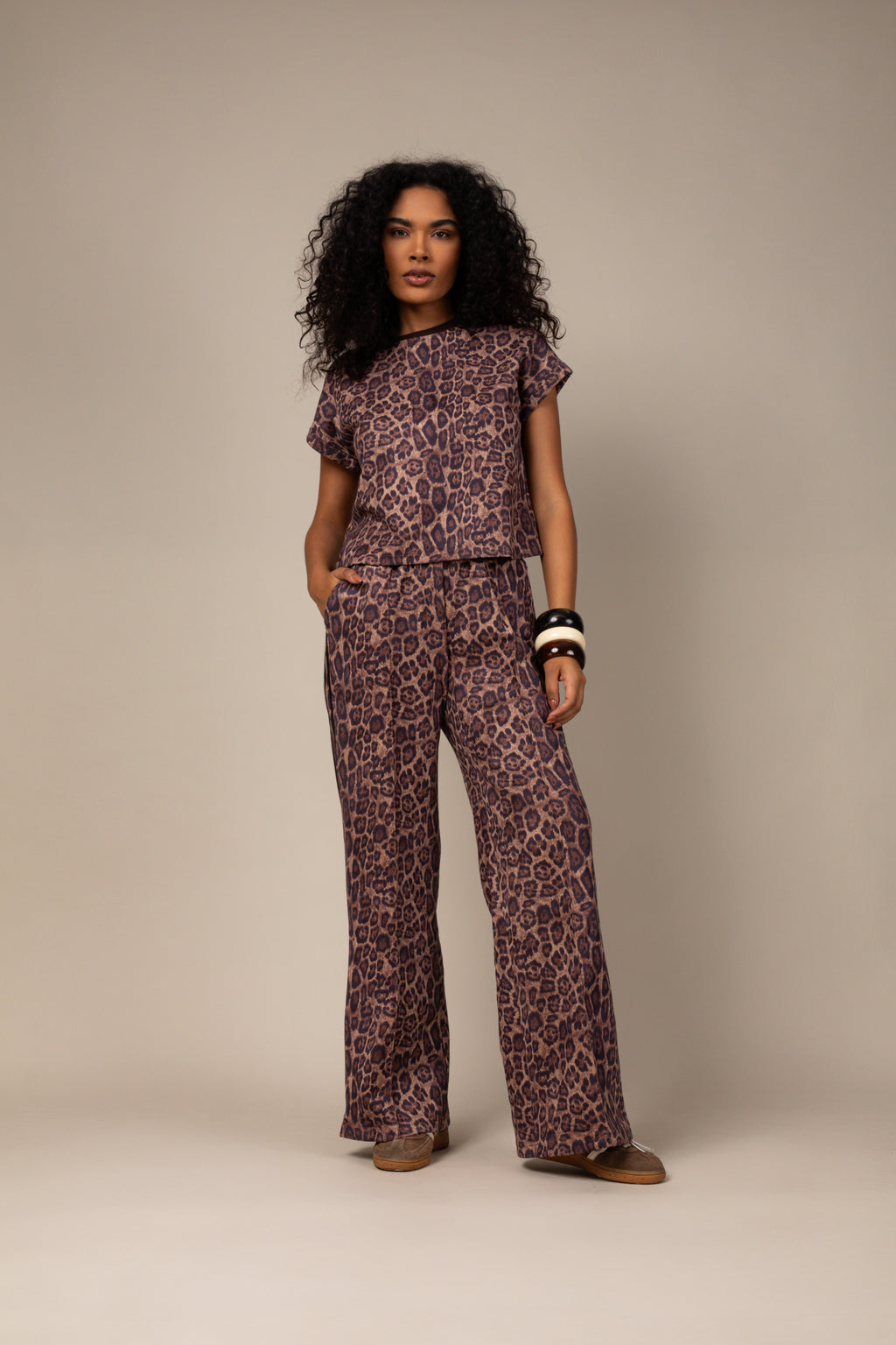 Conjunto animal print neoprene