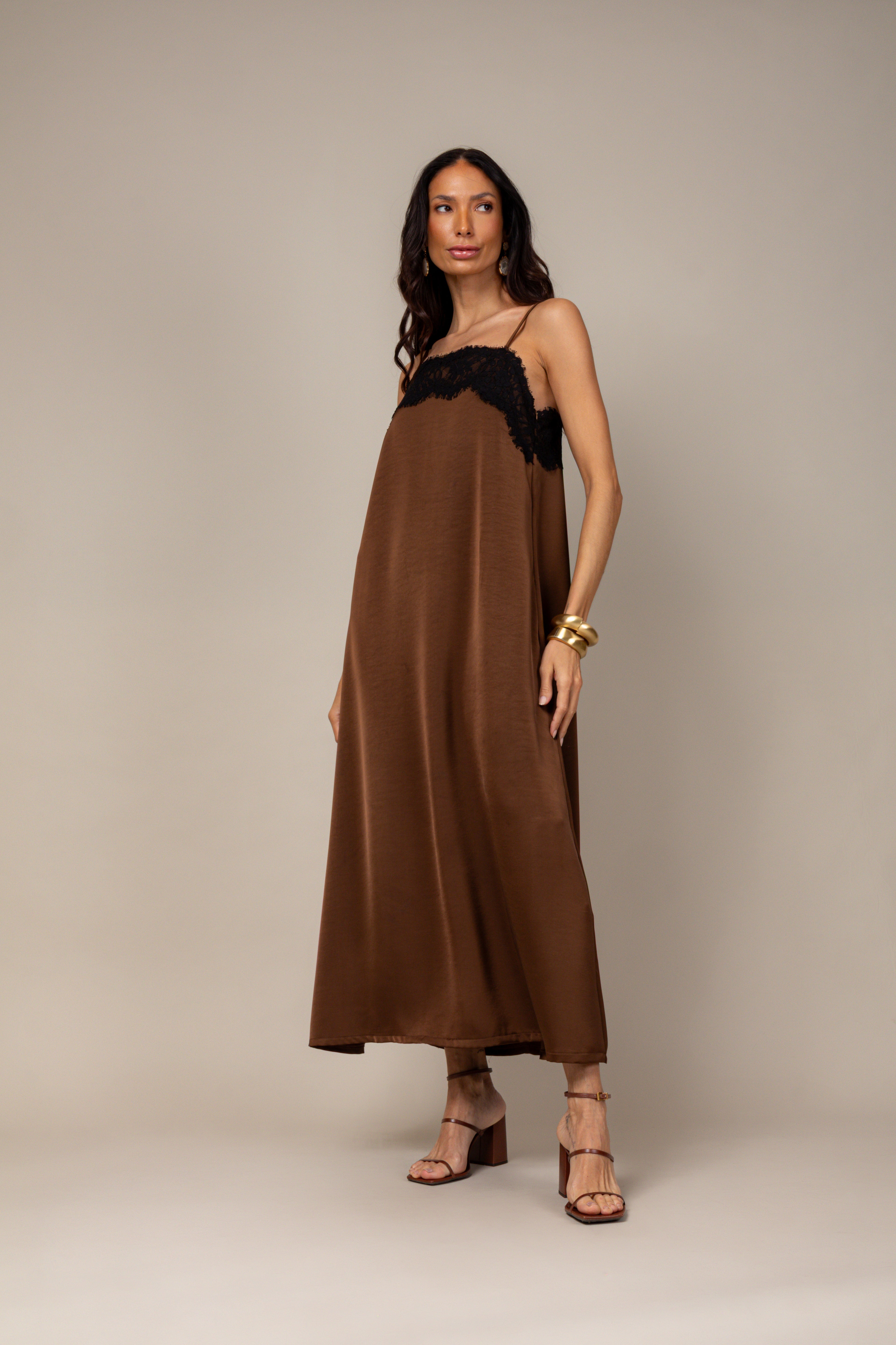 Sleep dress com renda