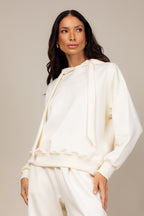 Conjunto moletom soft com capuz
