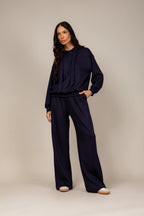 Conjunto moletom soft com capuz