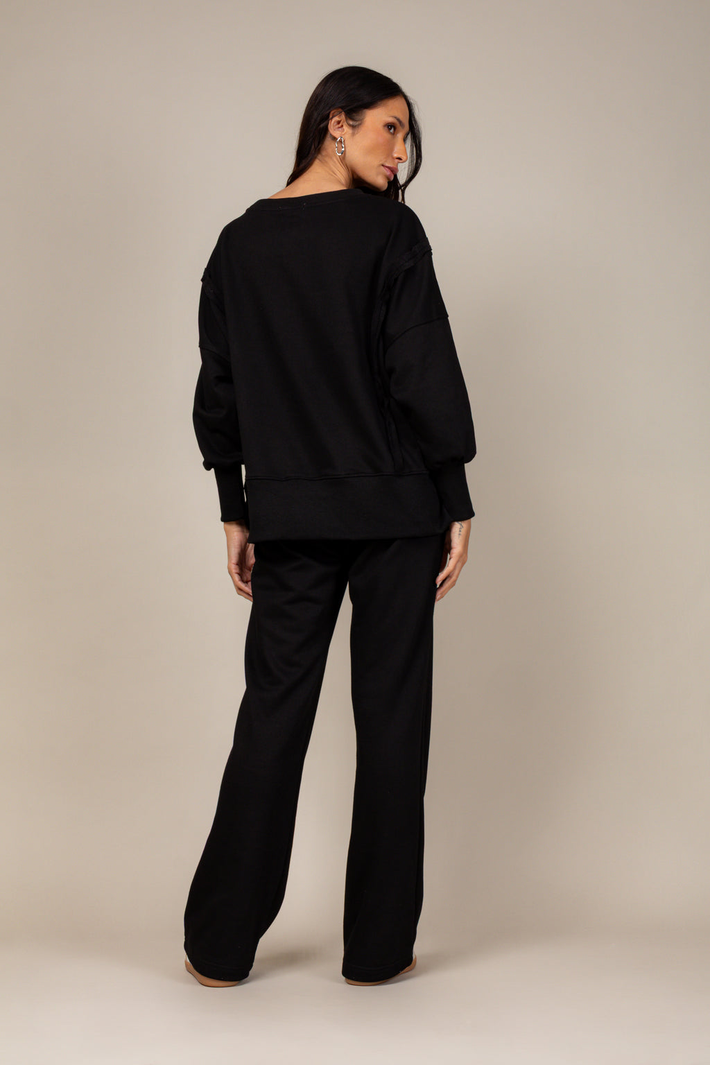 Conjunto moletinho wide leg