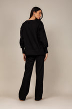 Conjunto moletinho wide leg