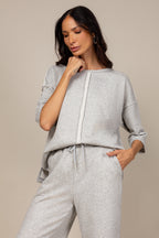 Conjunto moletom manga 3/4