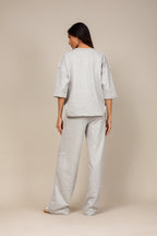 Conjunto moletom manga 3/4