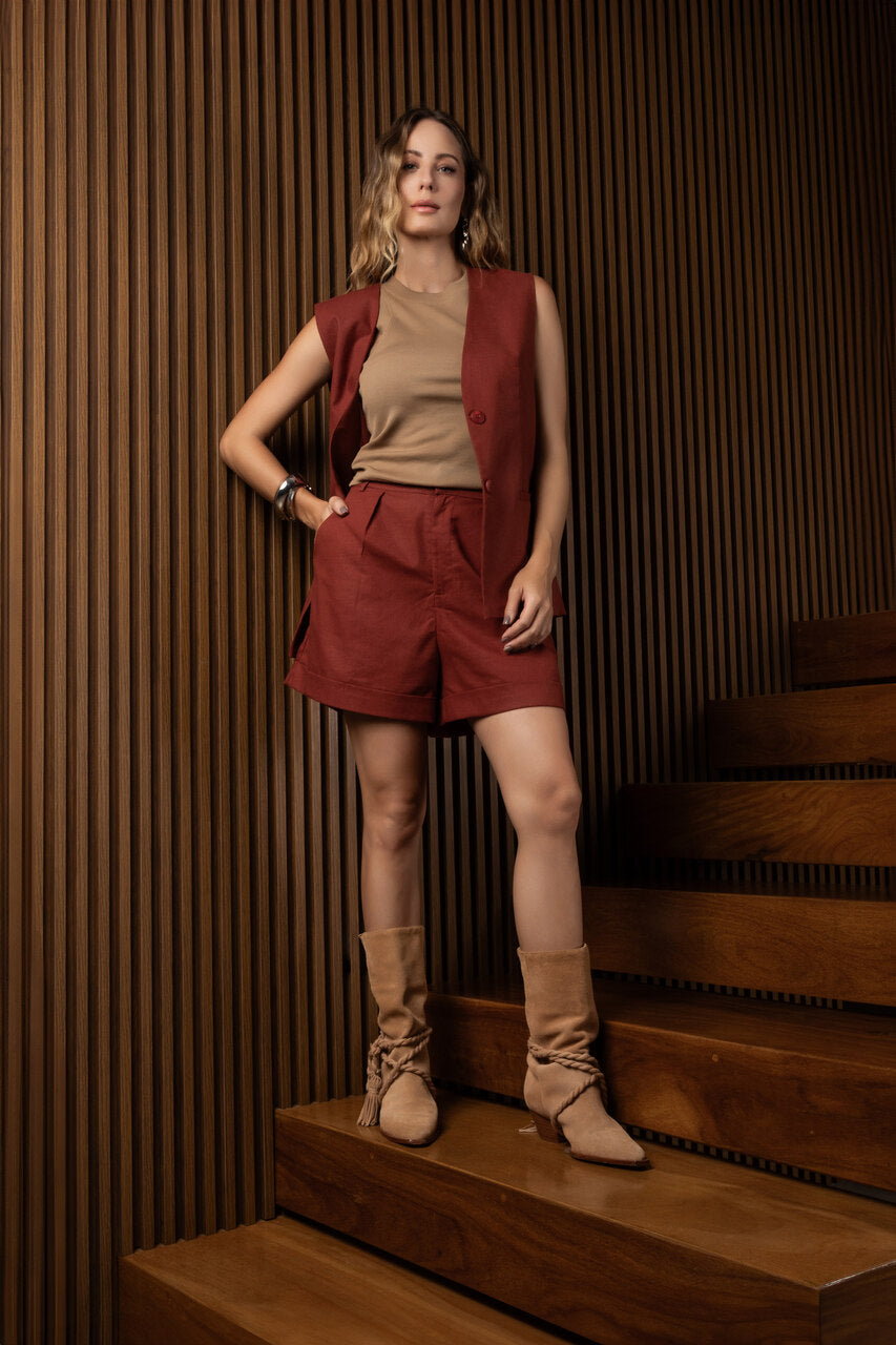 Shorts de alfaiataria