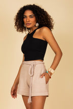 Cropped ribana regata halter