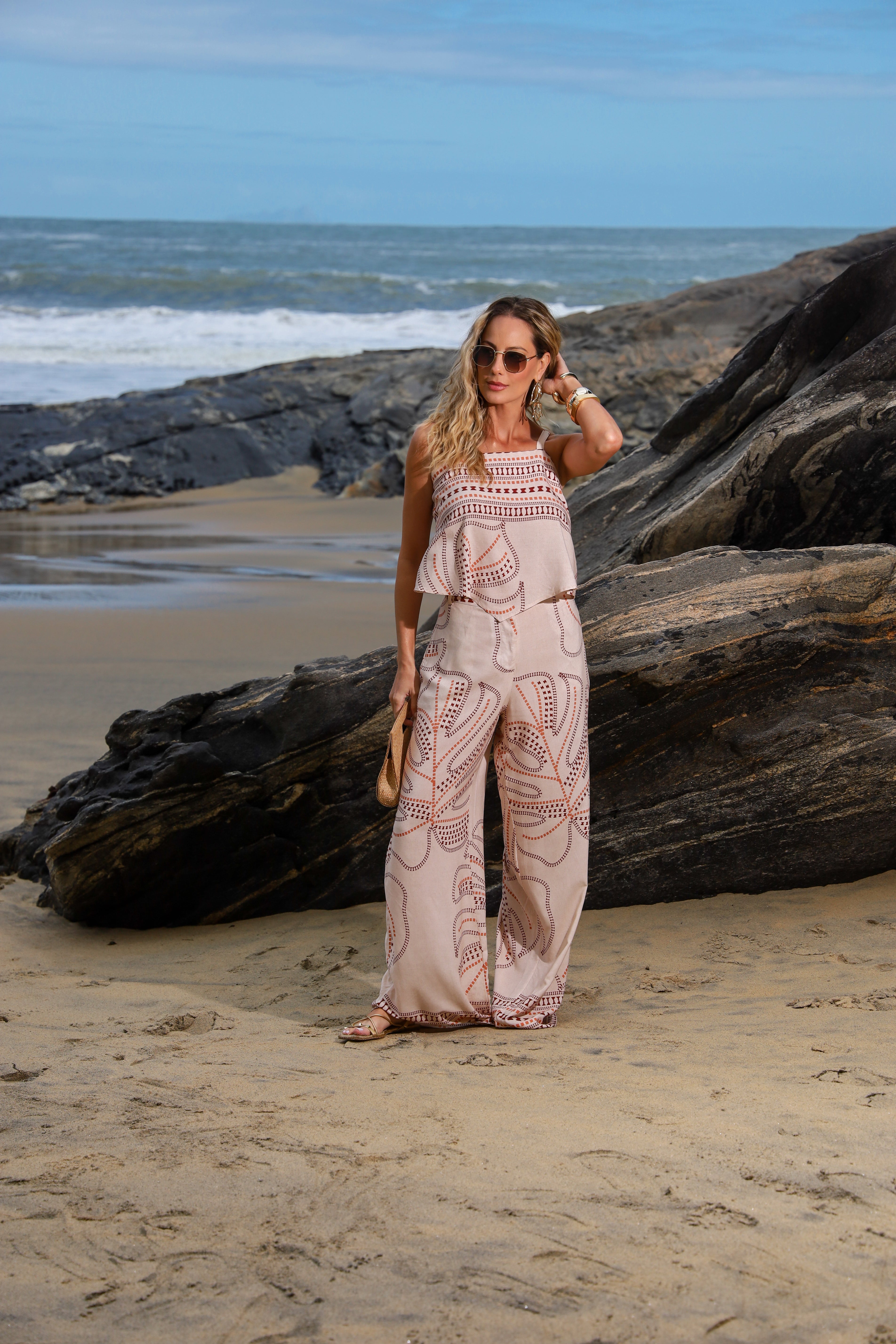 Conjunto estampado