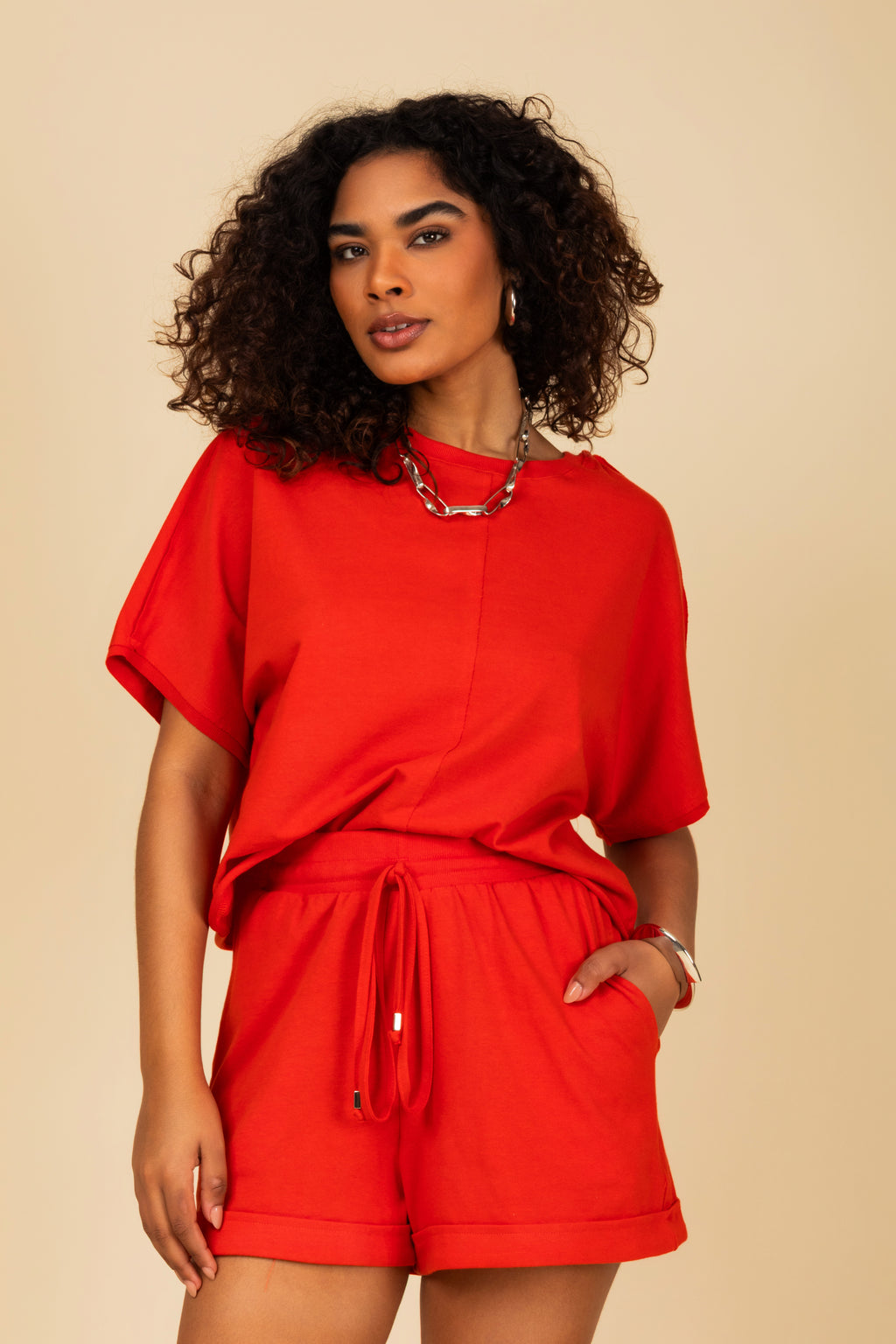 Conjunto blusa e short