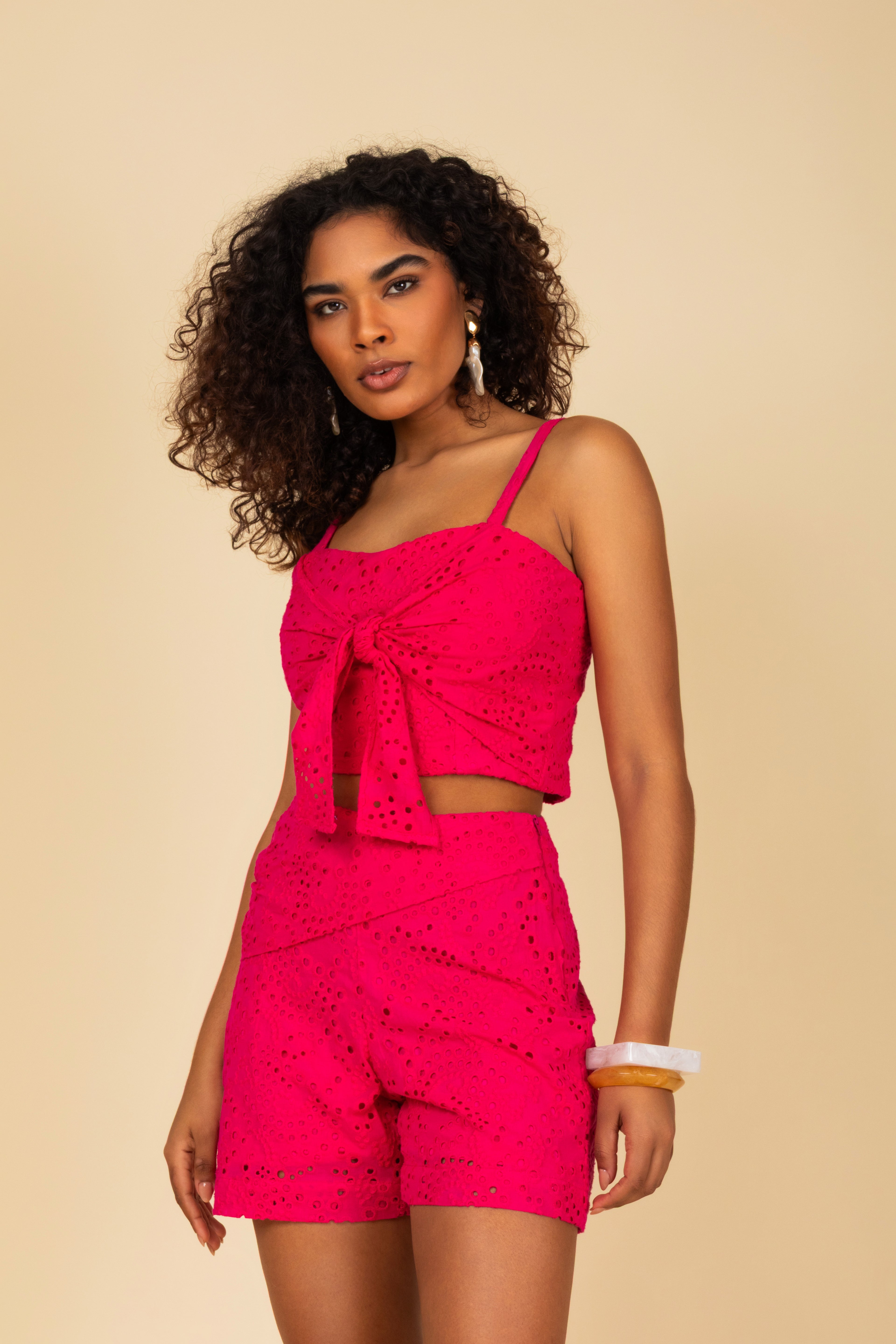 Conjunto laise com amarração