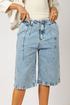 Bermuda Jeans com Pence