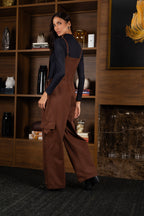 Jardineira com bolso cargo