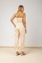 Conjunto cropped e calça aladim