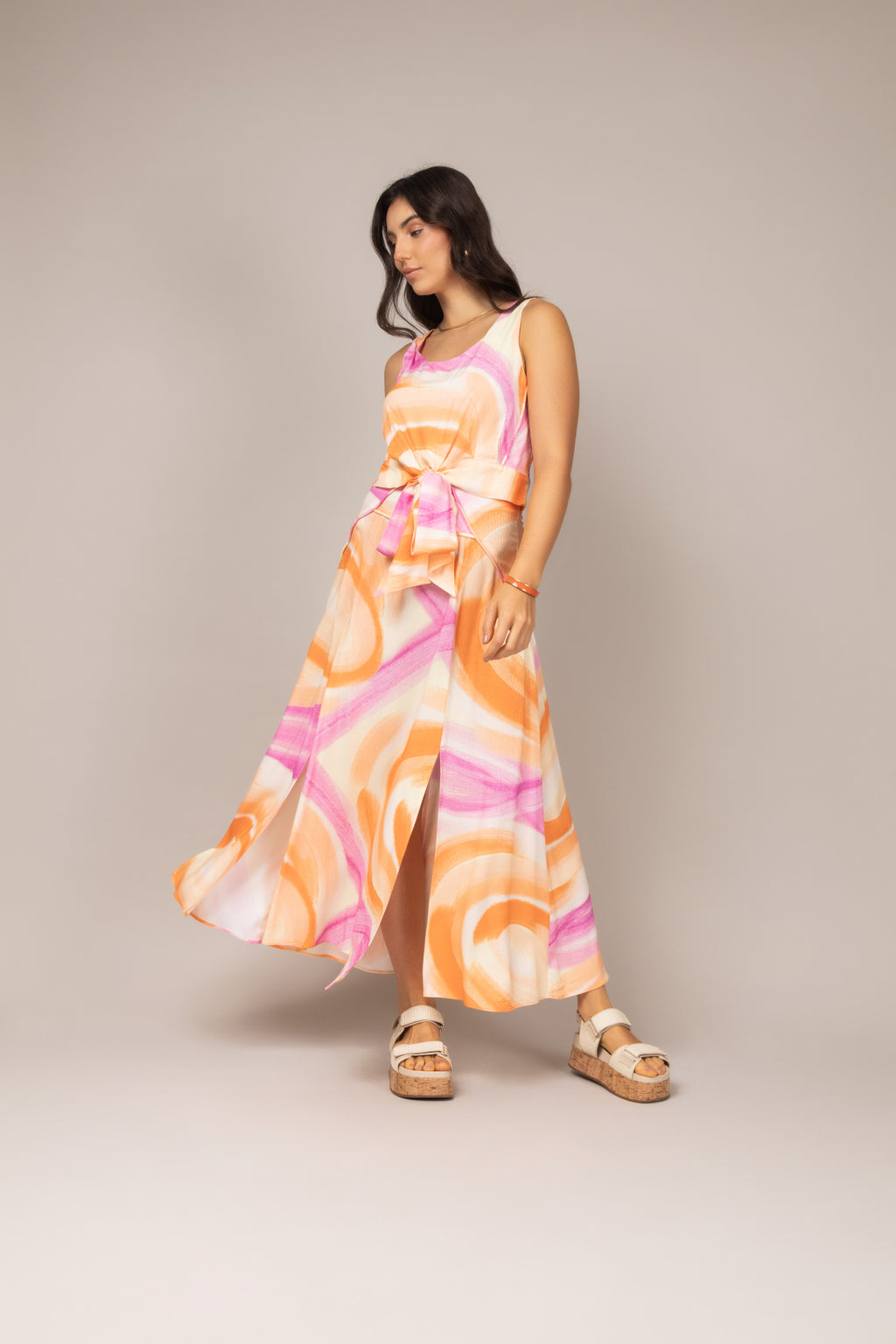 Conjunto com estampa abstrata