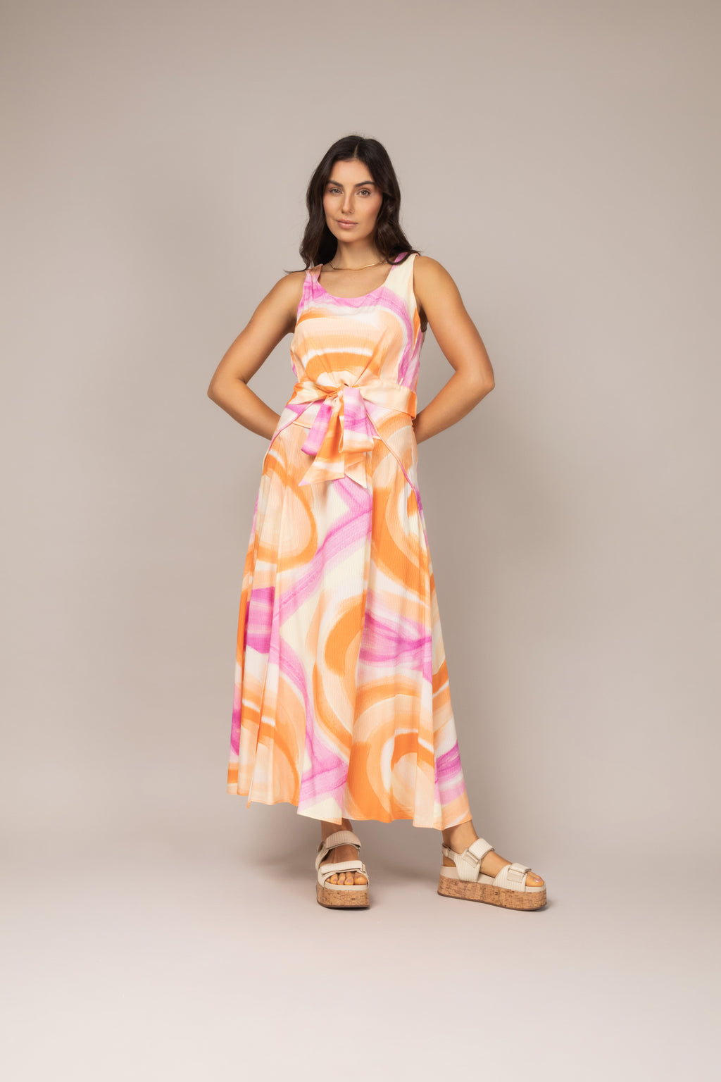 Conjunto com estampa abstrata