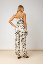 Conjunto cropped e calça aladim