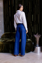 Calça jeans escura