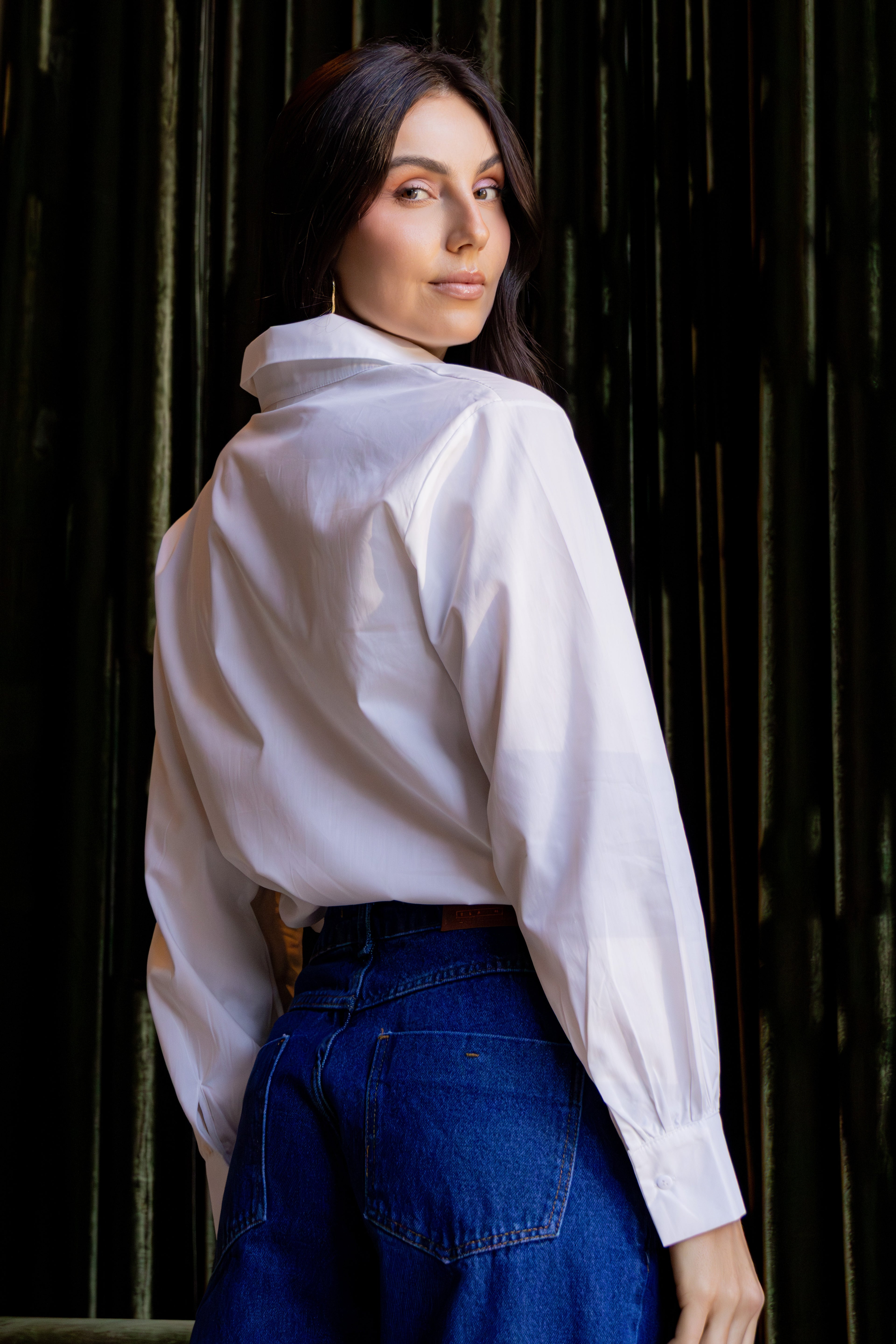 Camisa com detalhes frontal