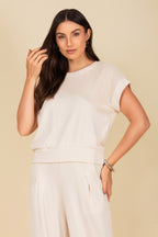 Conjunto com calça em malha leve