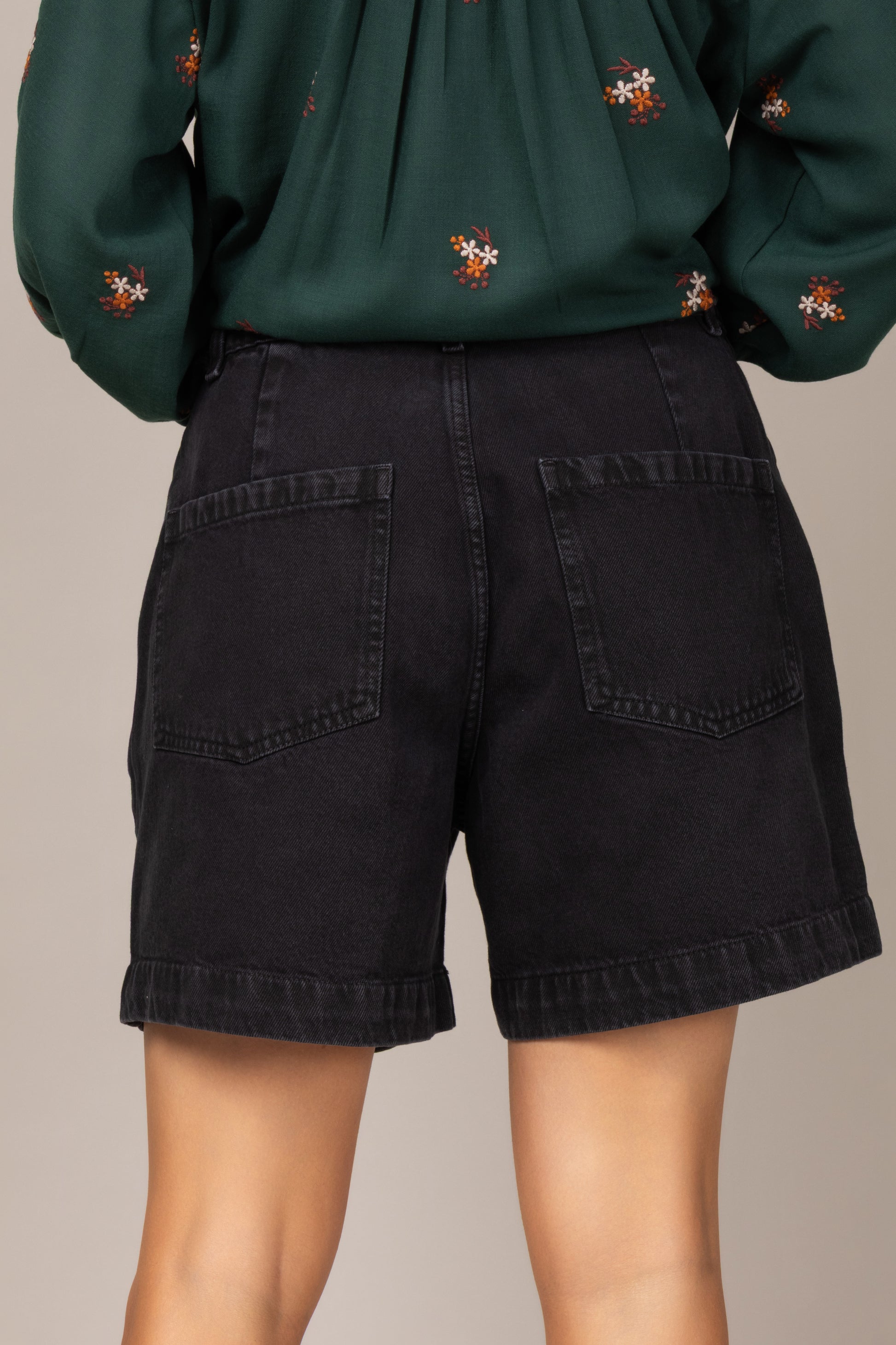 Bermuda jeans básica